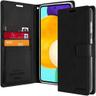 Goospery Bluemoon Diary Phone Case for Galaxy A52 (5G) - Black