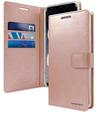 Goospery Bluemoon Diary Phone Case for iPhone 13 - Rose Gold