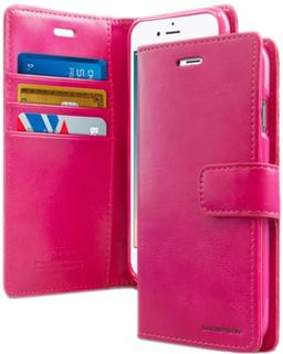 Goospery Bluemoon Diary Phone Case for iPhone 7/ 8/ SE - Hot Pink