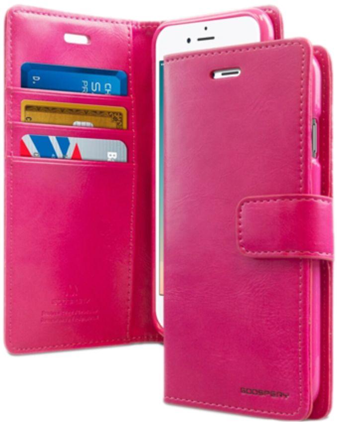 Goospery Bluemoon Diary Phone Case for iPhone 7/ 8/ SE - Hot Pink