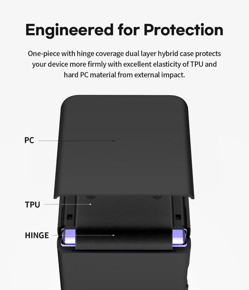 Goospery Fard Phone Case for Samsung Galaxy Z Flip4 - Black