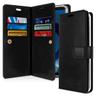 Goospery Mansoor Diary Phone Case For iPhone 14 Pro - Black
