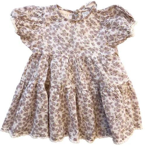 Rai & Co  Gracie Floral Dress (Size 4) - Lilac - Over Stock