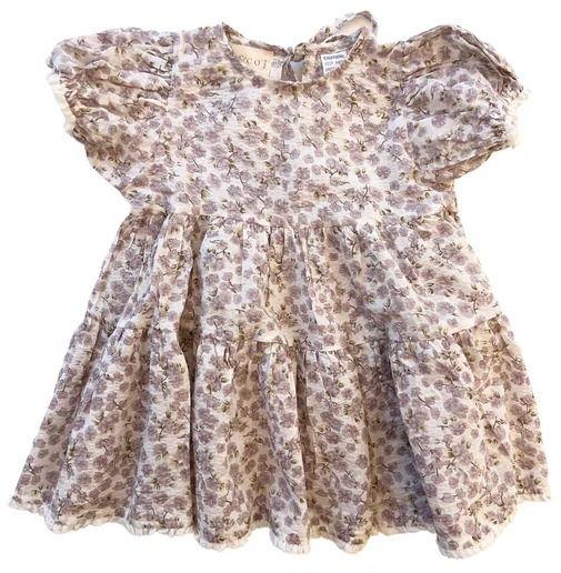 Rai & Co  Gracie Floral Dress (Size 6) - Lilac - Over Stock