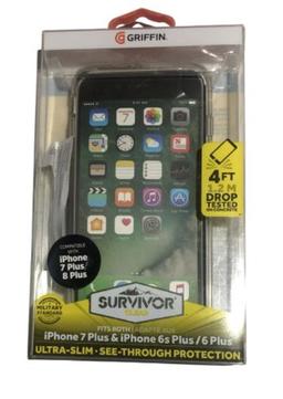 Griffin Survivor Clear Phone Case for iPhone 7 Plus - Clear