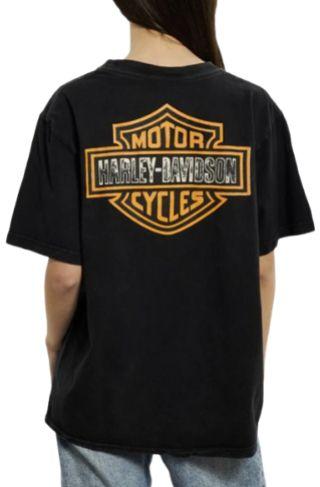 Harley Davidson 'Eagle' Tee S - Black