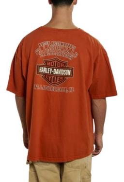 Harley Davidson Tee XL - Orange