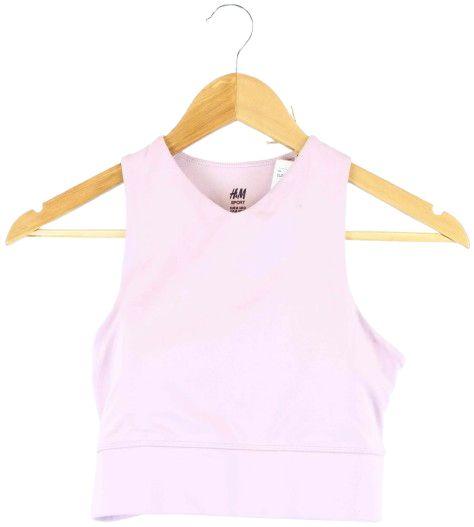 H&M  Cropped Top M - Purple - Excellent