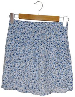 H&M Floral Skirt 6 - Blue