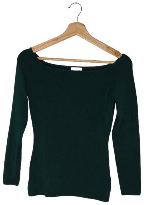 H&M  Green Long Sleeve Blouse M - Green - Excellent