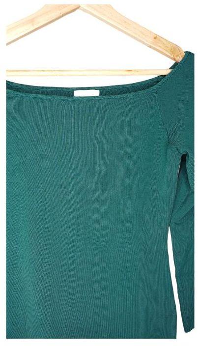 H&M Green Long Sleeve Blouse M - Green