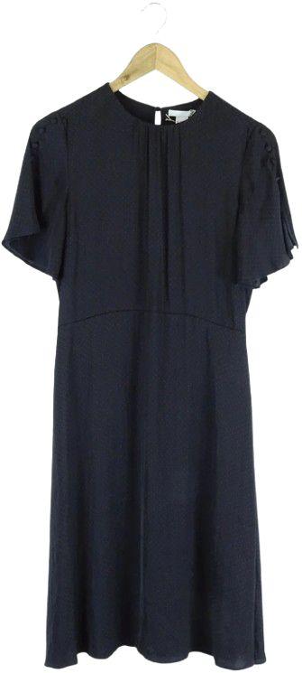 H&M  Smock Dress 6 - Black - Excellent