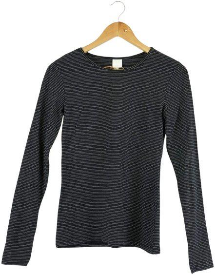 H&M  Striped Casual Top S - Black/White - Excellent