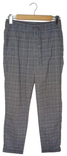 H&M  Textured Pants XS - Grey - Excellent