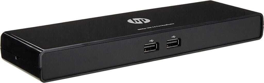 HP  3005pr USB Port Replicator Docking Station w/PSU - Black - Good