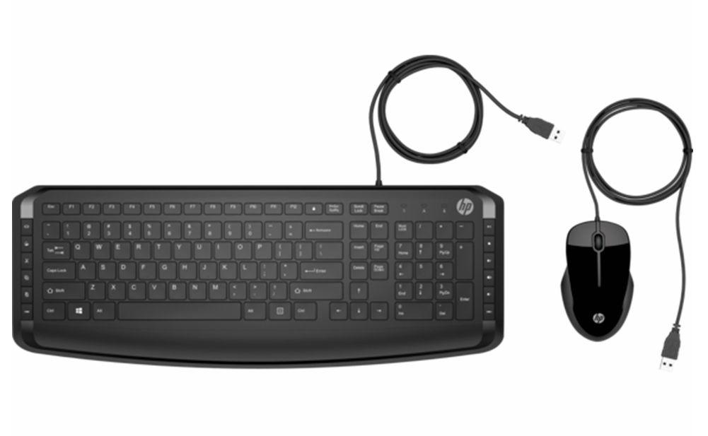 HP  9DF28AA Pavilion 200 compact Keyboard and Mouse - Black - Brand New