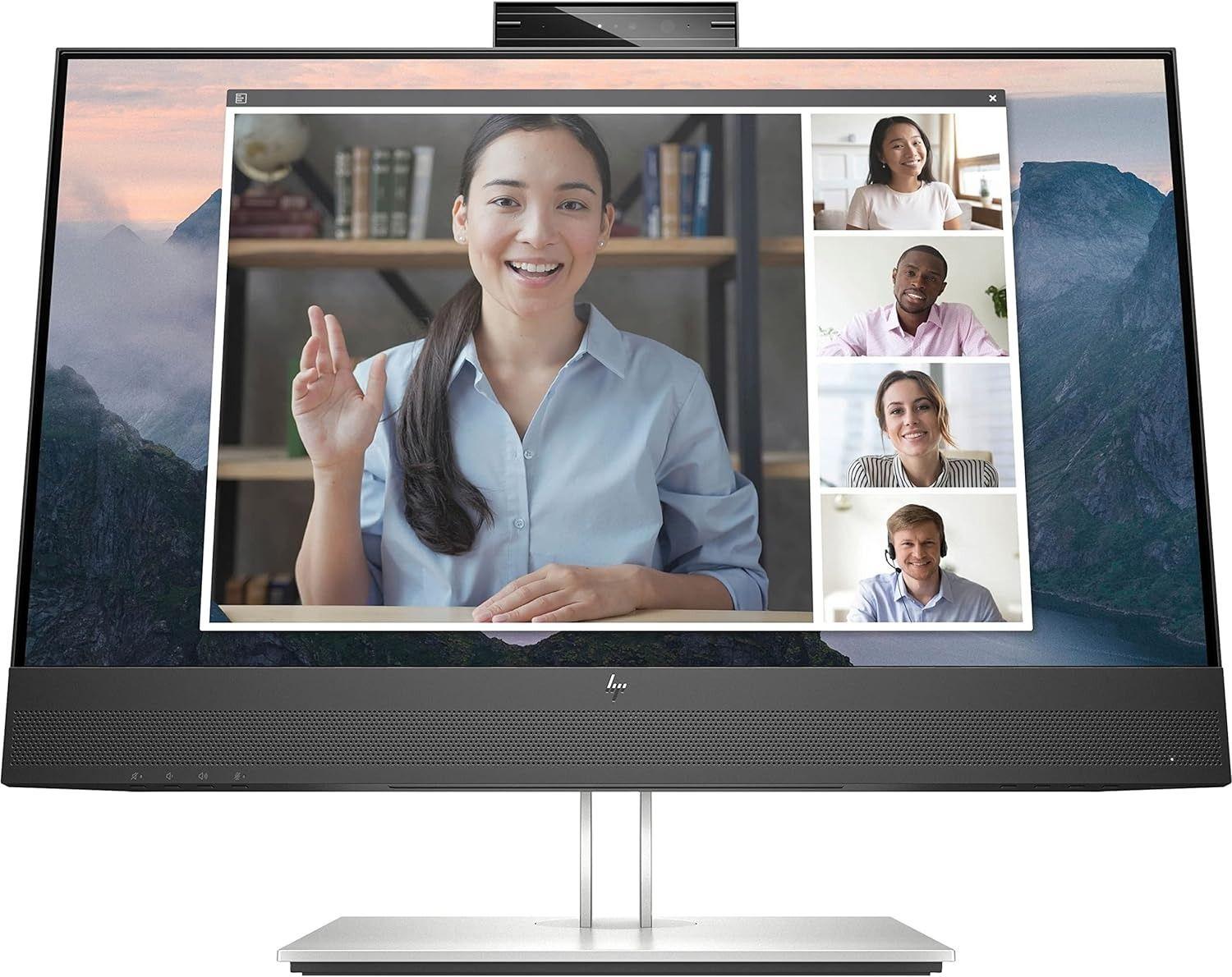HP  E24mv G4 23.8" Monitor - Black/Silver - Premium