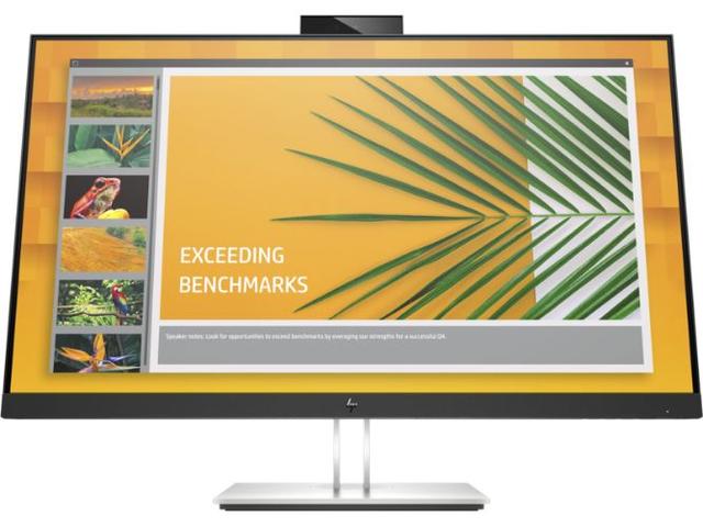 HP E27d G4 QHD USB-C Docking Monitor 27" in Black in Good condition