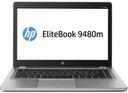 HP EliteBook Folio 9480m Notebook PC 14" Intel Core i5-4310U 2.0GHz in Silver