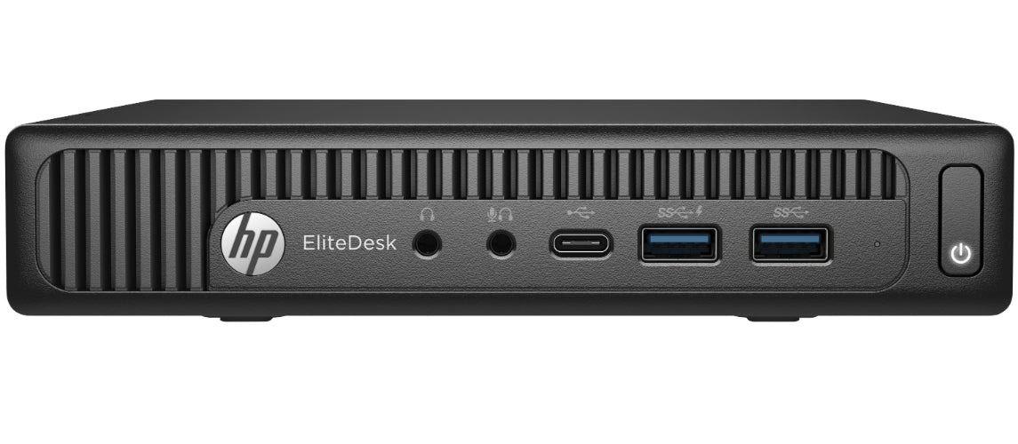 HP  EliteDesk 800 G2 Desktop Mini PC - Intel Core i5-6500T 2.5GHz  - 256GB - Black - 16GB RAM - Excellent