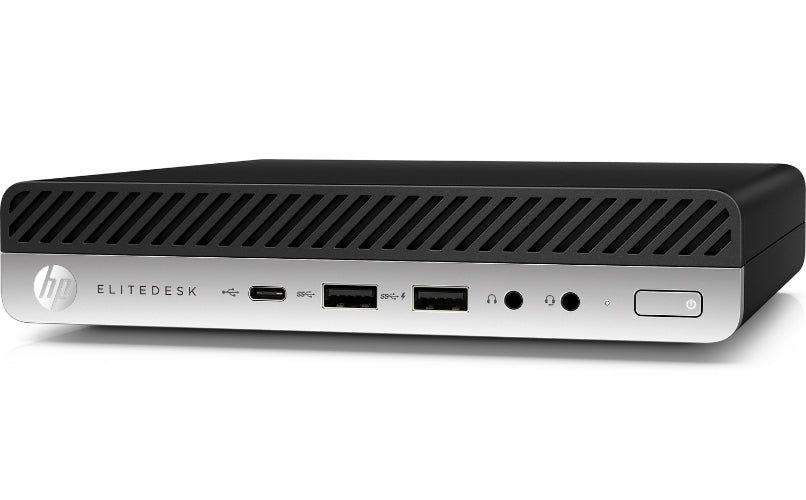HP EliteDesk 800 G3 Mini PC - Intel Core i5-7500T 2.7GHz - 128GB - Black - 8GB RAM
