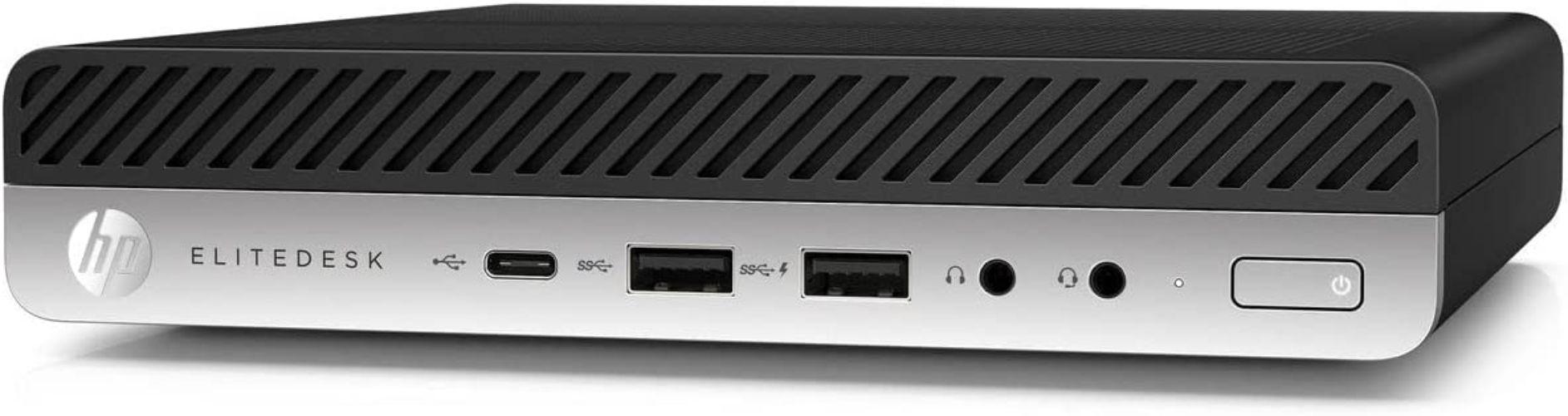 HP EliteDesk 800 G4 Desktop Mini Micro PC - Intel Core i5-8500 3.0GHz - 256GB - Black - 16GB RAM
