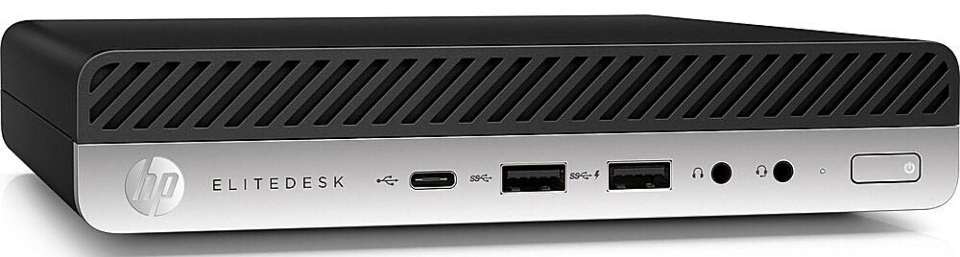 HP EliteDesk 800 G4 Desktop Mini Micro PC - Intel Core i5-8500 3.0GHz - 256GB - Black - 16GB RAM