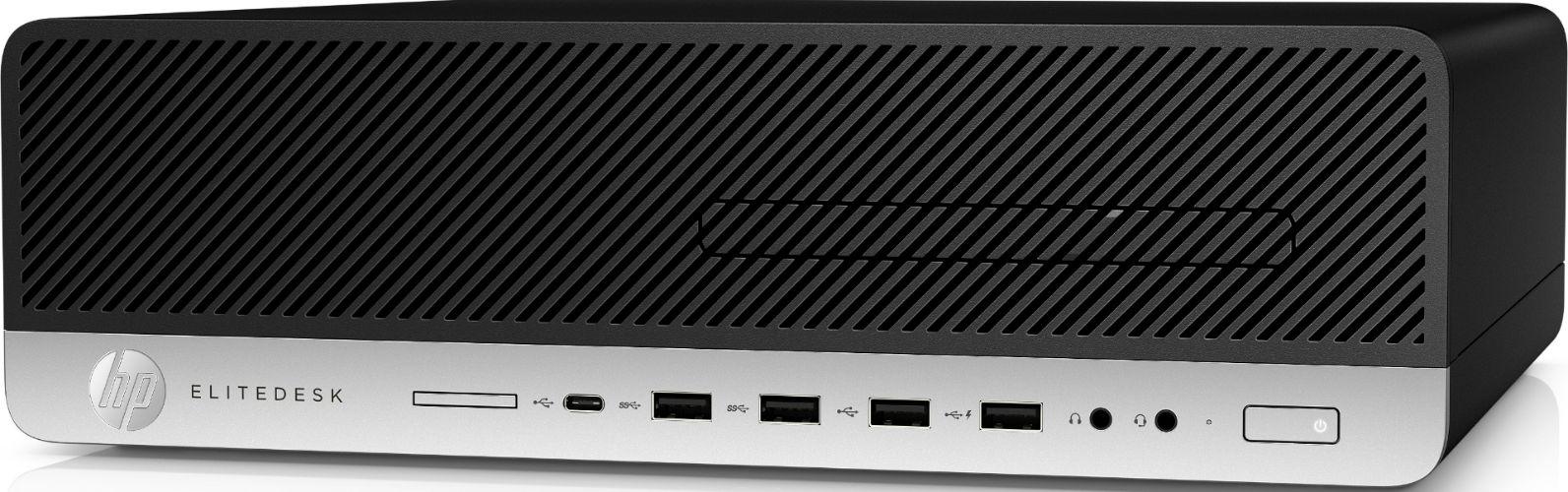 HP EliteDesk 800 G4 Desktop SFF - Intel Core i5-8500 3.0GHz - 256GB - Black - 8GB RAM