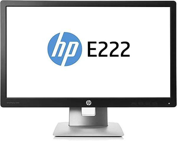 HP  EliteDisplay E222 Monitor 21.5" - Black - Excellent