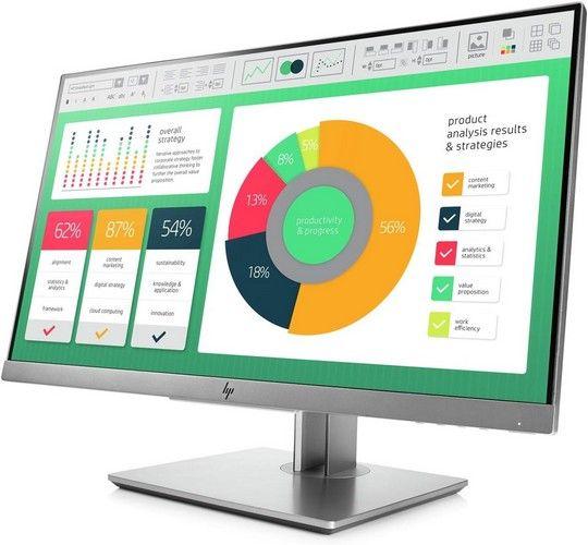 HP EliteDisplay E223 Monitor  21.5" - Silver - 21.5 Inch
