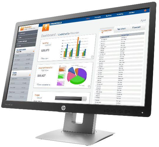 HP EliteDisplay E232 Monitor 23" - Black - 23 Inch