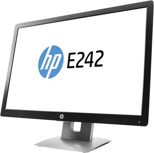 HP EliteDisplay E242 Monitor 24" - Black - 24 Inch