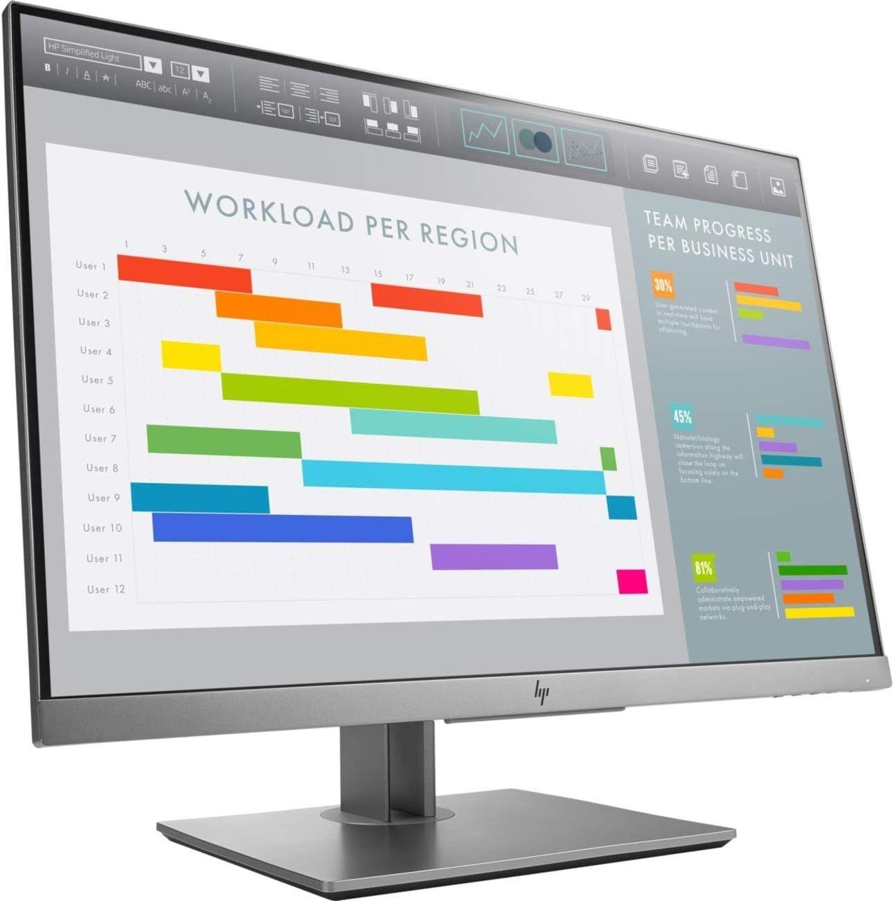 HP EliteDisplay E243i Monitor 24" - Black - 24 Inch