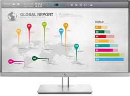 HP EliteDisplay E273Q IPS 2K QHD Monitor 27" - Silver - 27 Inch
