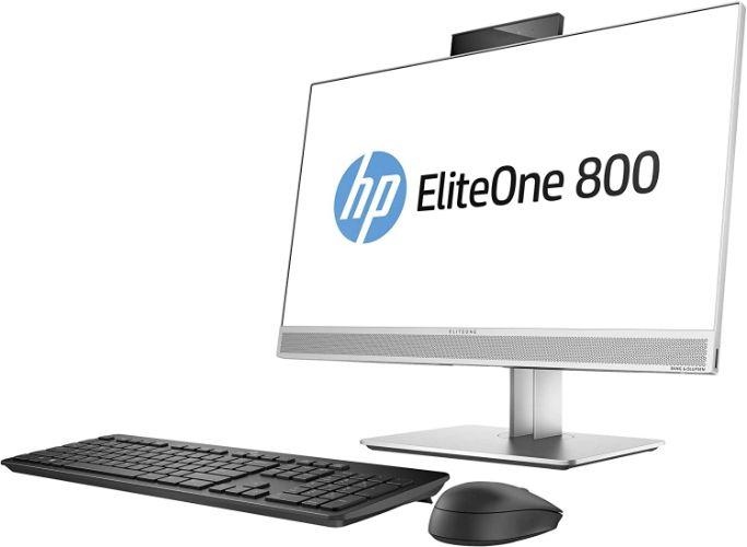 HP  EliteOne 800 G3 Desktop AIO 23.8" - Intel Core i5-7500 3.4GHz - 256GB - Silver - 8GB RAM - Excellent