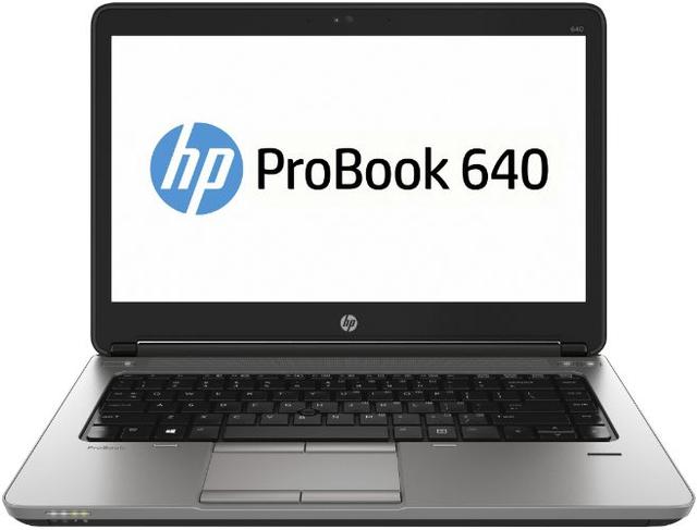 HP ProBook 640 G1 Notebook PC 14" Intel Core i5-4300M 2.6GHz in Black in Acceptable condition