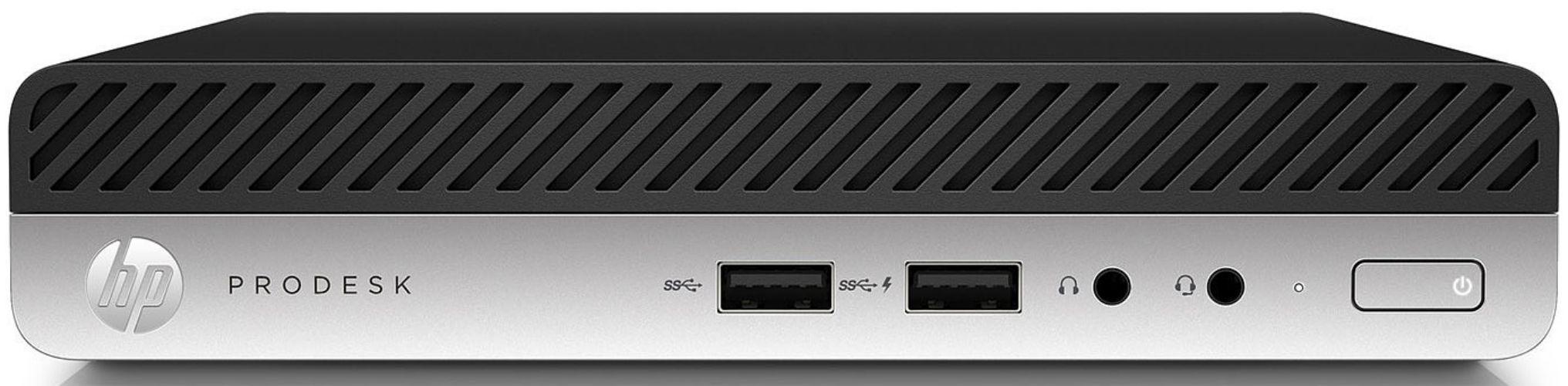 HP  Prodesk 400 G3 Mini Desktop PC - Intel Core i5-7500T 2.7GHz - 128GB - Black - 8GB RAM - Good