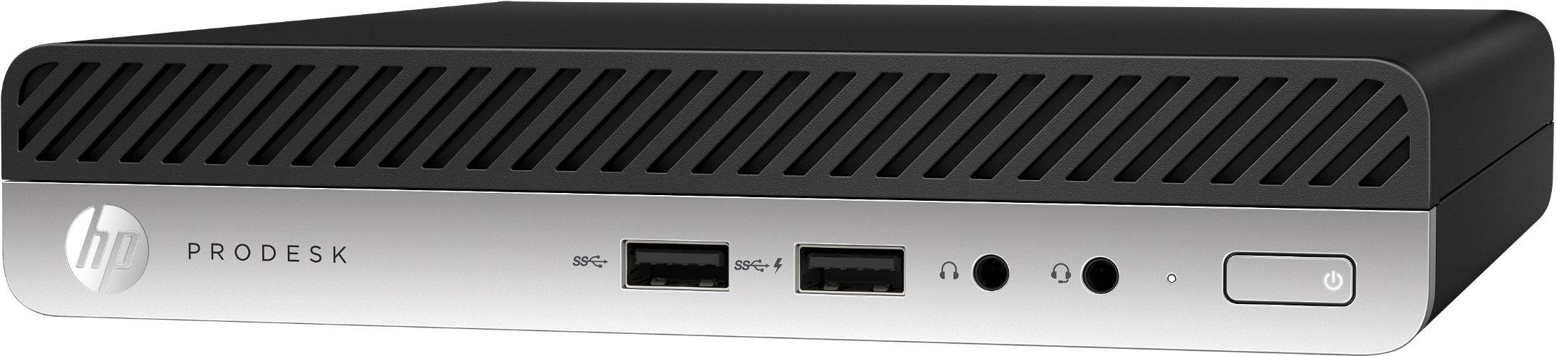 HP ProDesk 400 G4 Mini Desktop PC - Intel Core i5-8500T 2.1GHz - 256GB - Black - 8GB RAM