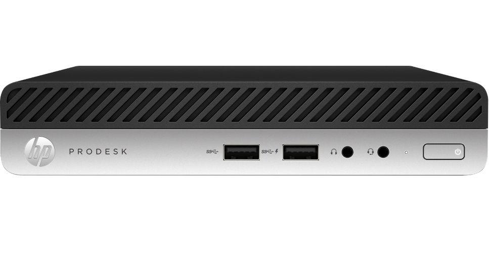 HP  ProDesk 400 G5 Mini Desktop PC - Intel Core i3-9100T 3.10GHz - 250GB - Black - 8GB RAM - Good