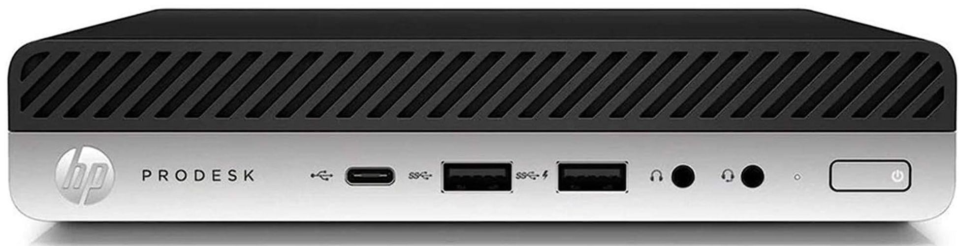 HP  ProDesk 600 G3 Desktop Mini Business PC - Intel Core i5-7500T 2.7GHz - 256GB - Black - 8GB RAM - Good