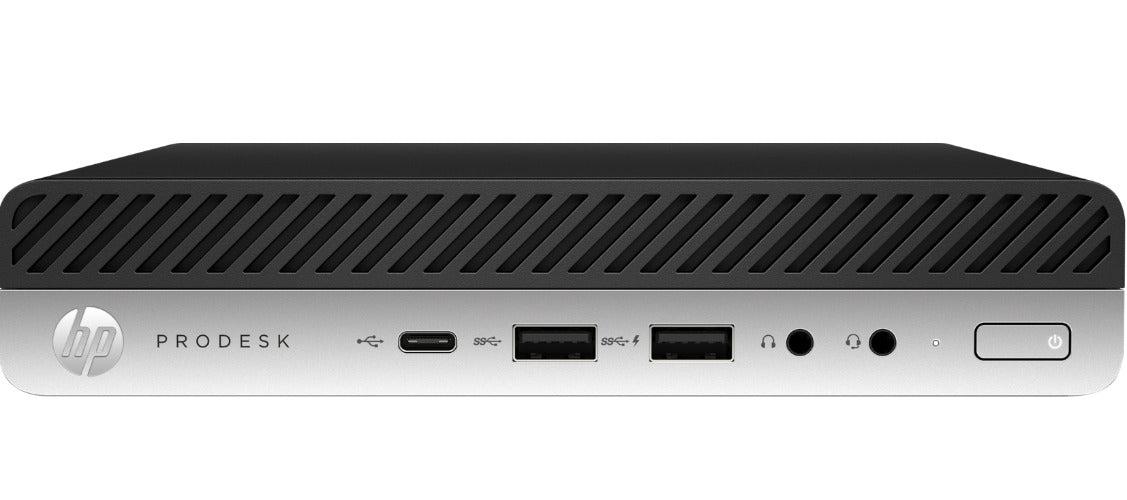 HP  Prodesk 600 G5 MFF i5-9600t 2.30Ghz Desktop PC - 256GB - Black - 8GB RAM - Good