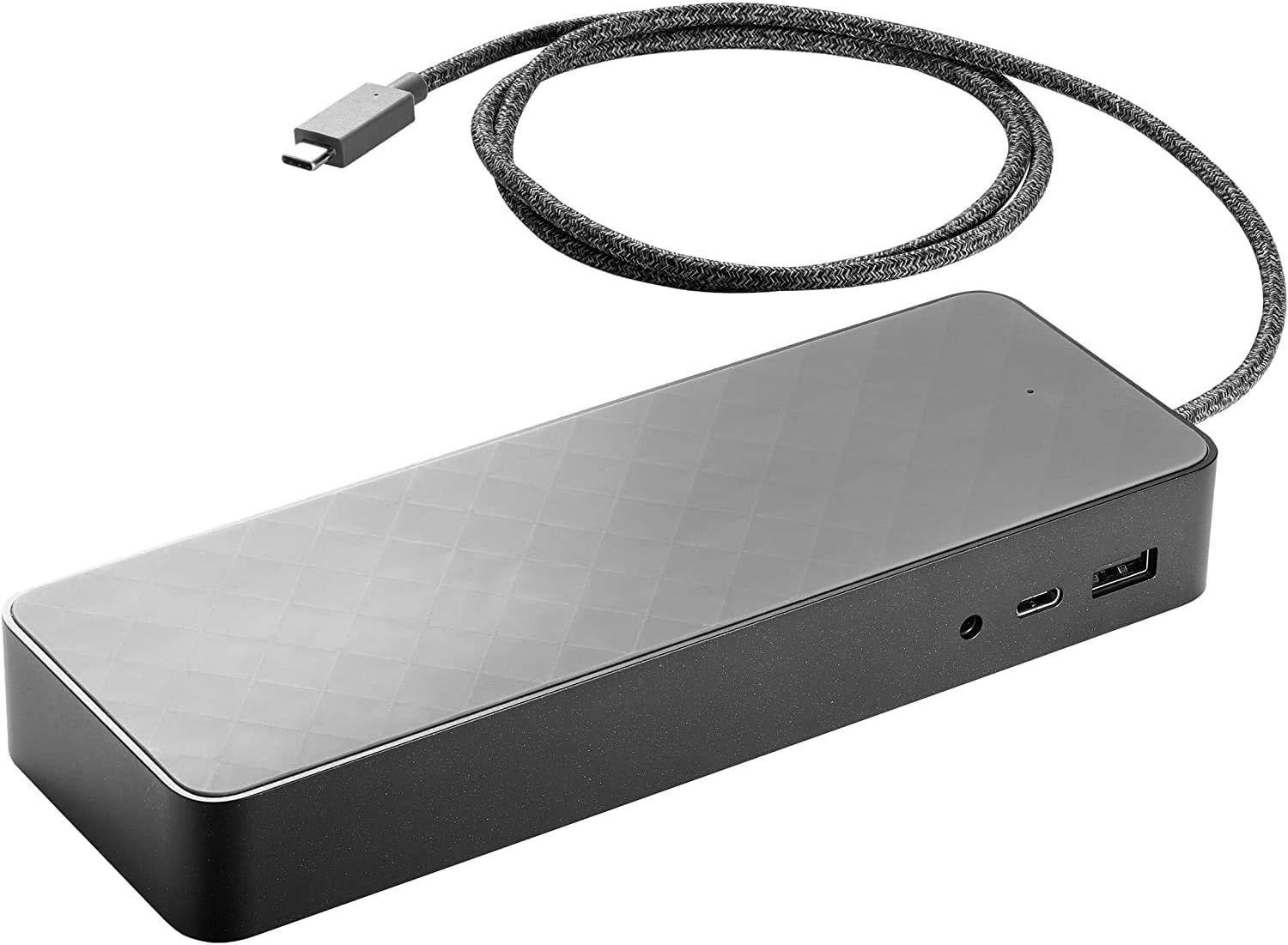HP  USB-C Universal Dock (HSA-B005DS) - Black - Good