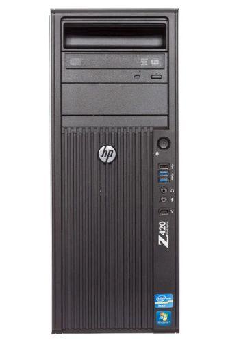 HP  Z420 Workstation - Intel® Xeon® Processor E5-1660 3.3GHz - 480GB - Black - 16GB RAM - Excellent