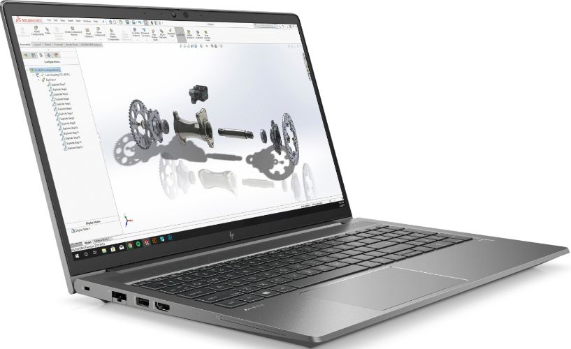 HP ZBook 15 Power G7 Mobile Workstation PC 15.6" - Silver - Intel Core i7-10750H 2.6GHz - 32GB RAM - 512GB