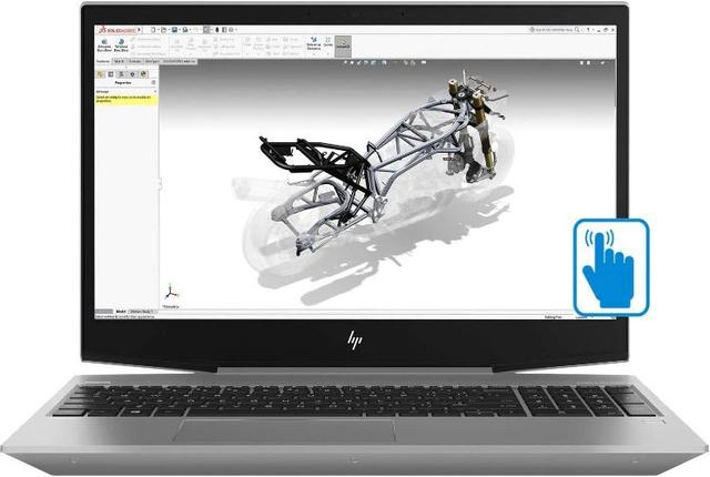 HP ZBook 15v G5 Mobile Workstation Laptop 15.6" Intel Core i7-8750H 2.2GHz in Silver in Good condition