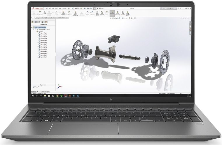 HP ZBook Power G8 Mobile Workstation PC 15.6" - Grey - Intel Core i7-11800H 2.3GHz - 32GB RAM - 512GB