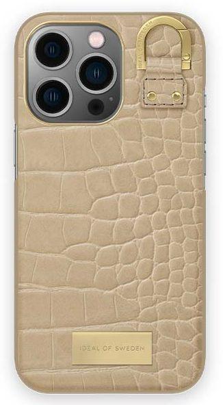 Ideal of Sweden  Atelier Phone Case for iPhone 14 Pro - Warm Beige Croco - Brand New