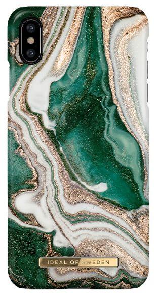 Ideal Of Sweden  Fashion Phone Case for iPhone XS Max - Golden Jade Marble - Brand New