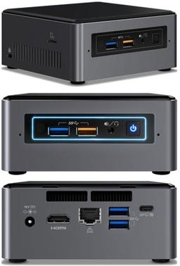Intel NUC NUC7i3BNK Mini Desktop PC - Intel Core i3-7100U 2.4GHz - 120GB - Black - 4GB RAM