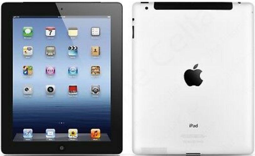 Apple iPad 3 (2012) - 64GB - Black - Cellular + WiFi - 9.7 Inch - Acceptable